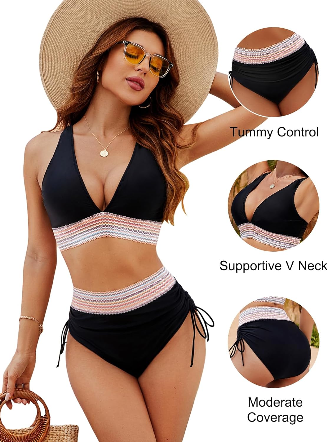 Elva - Bikini med Magkontroll