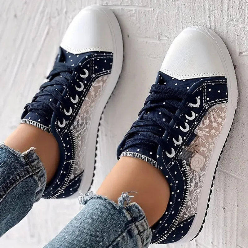 Jacqueline – Ortopediska Bekväma och Stilrena Sneakers
