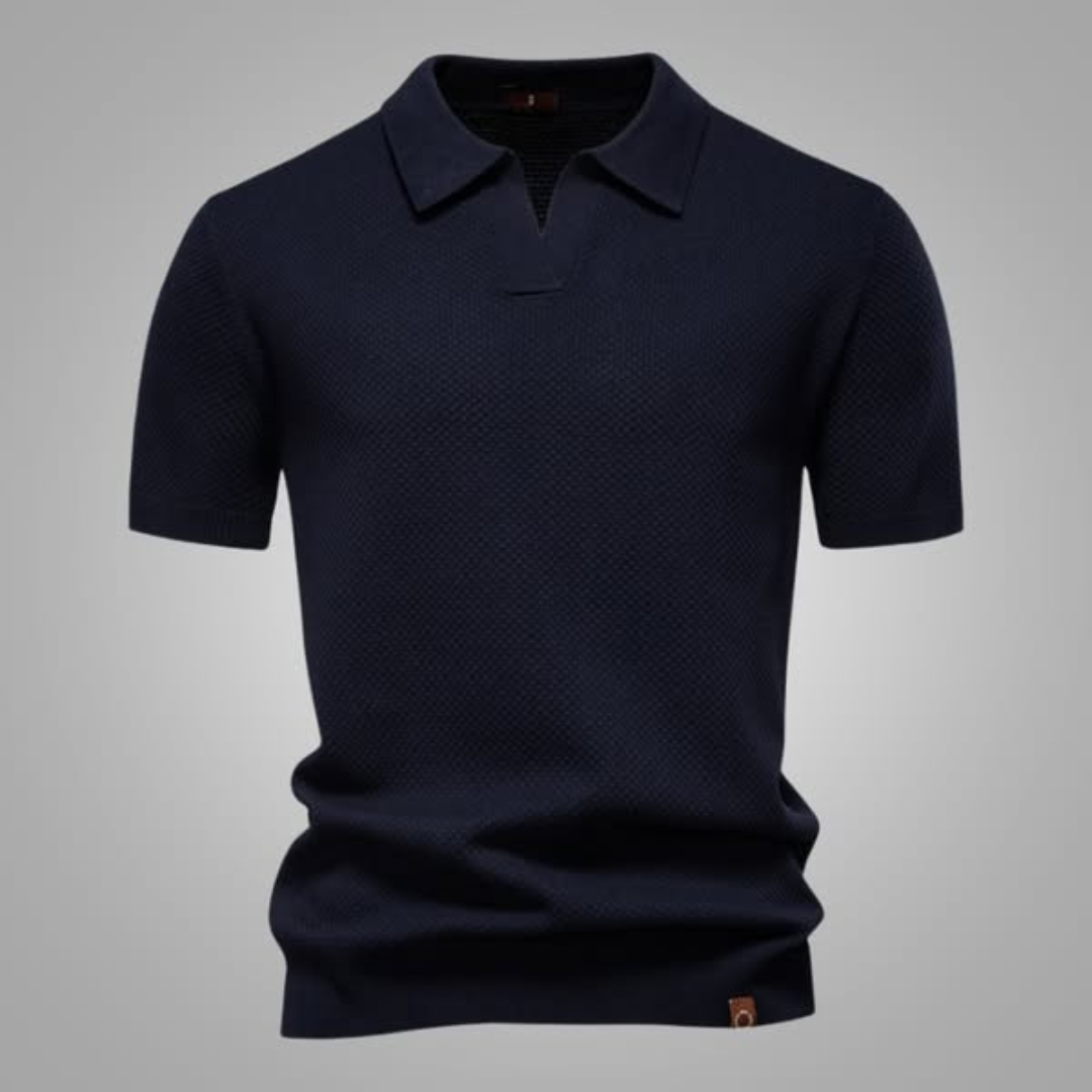 Sébastien - Strukturerad Pikétröja