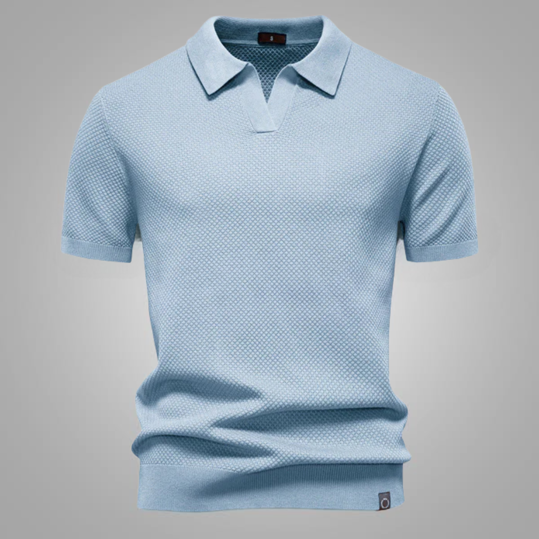 Sébastien - Strukturerad Pikétröja