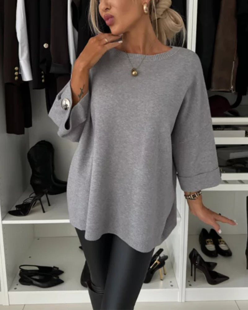 GUN – ELEGANT TRÖJA MED VIDA ÄRMAR