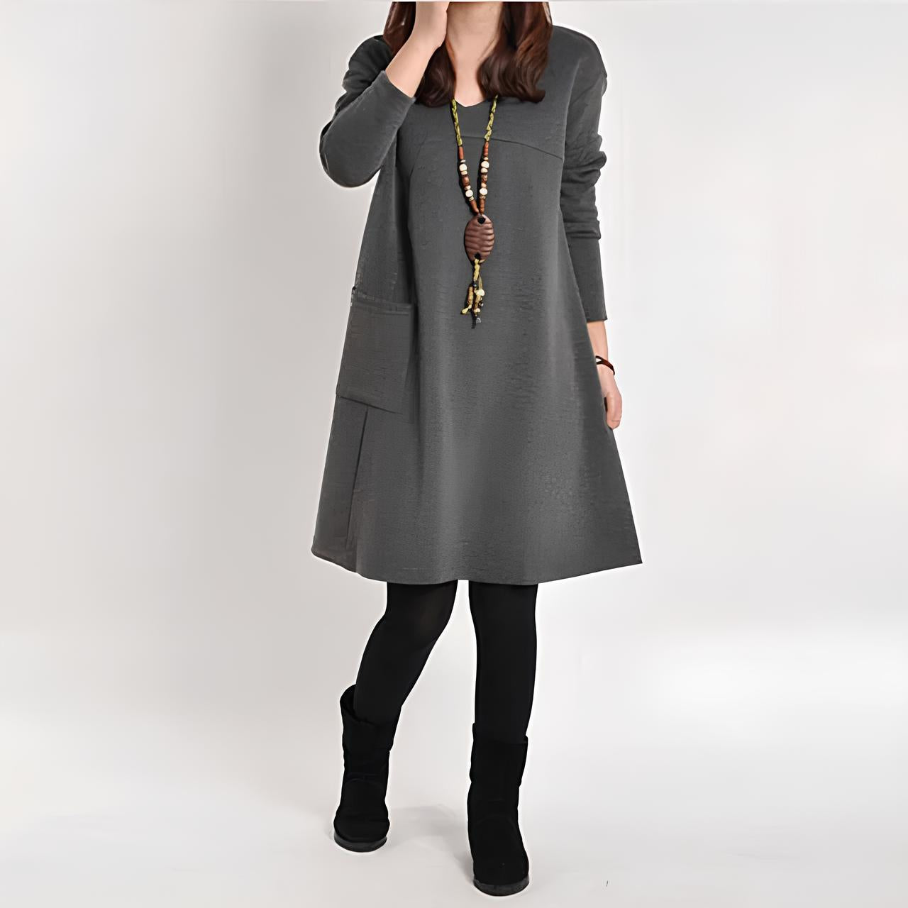 Ava - Chic och Elegant Klänning