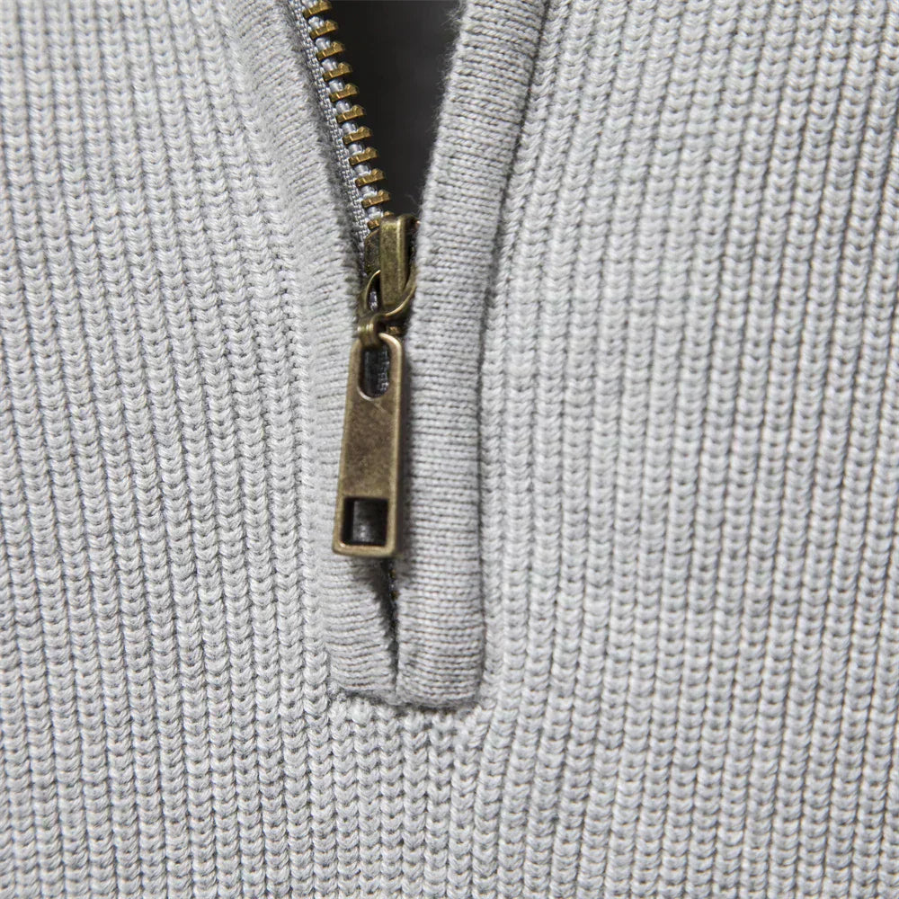 Alve™ | Stickad Zip-Up Tröja
