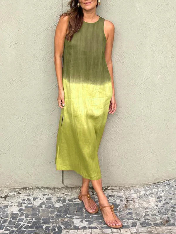 Elva - Elegant Klänning med Naturmönster