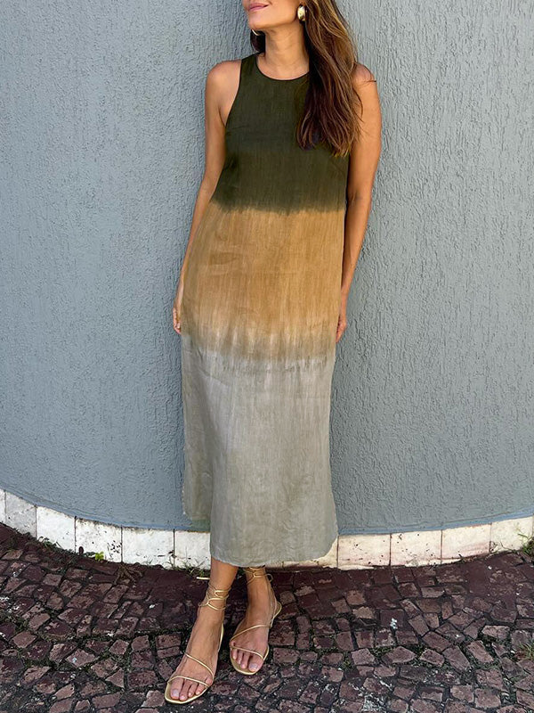 Elva - Elegant Klänning med Naturmönster