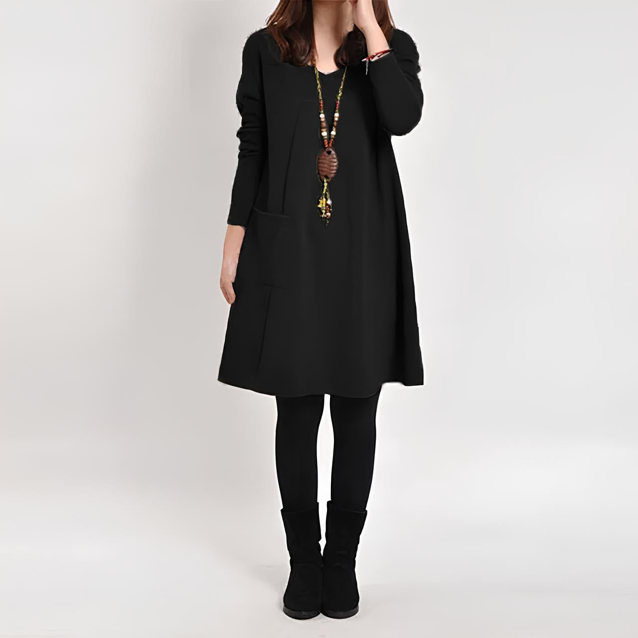 Ava - Chic och Elegant Klänning