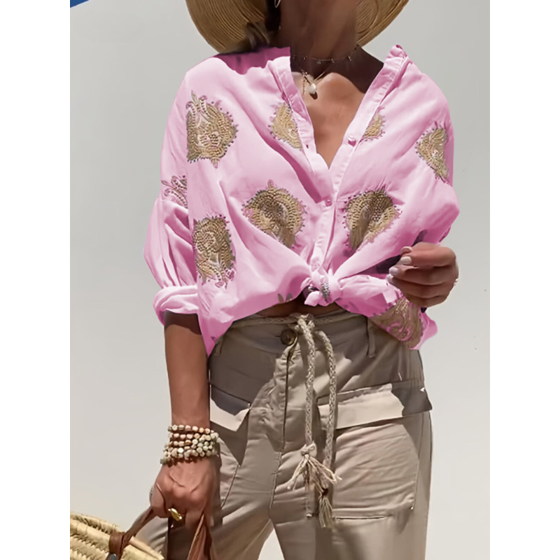 Geneviève - Ibiza-stil Chic Blus