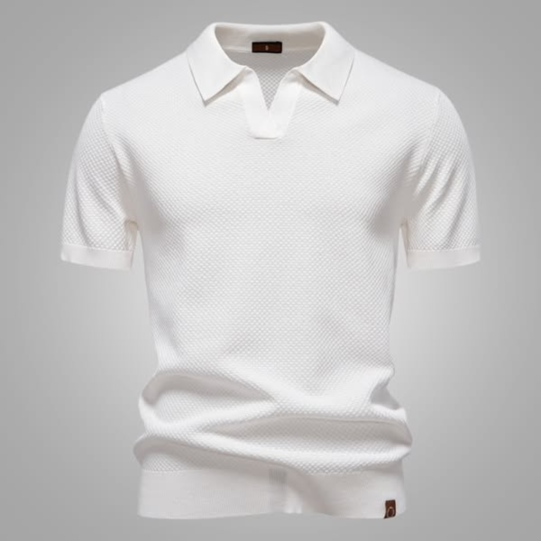 Sébastien - Strukturerad Pikétröja