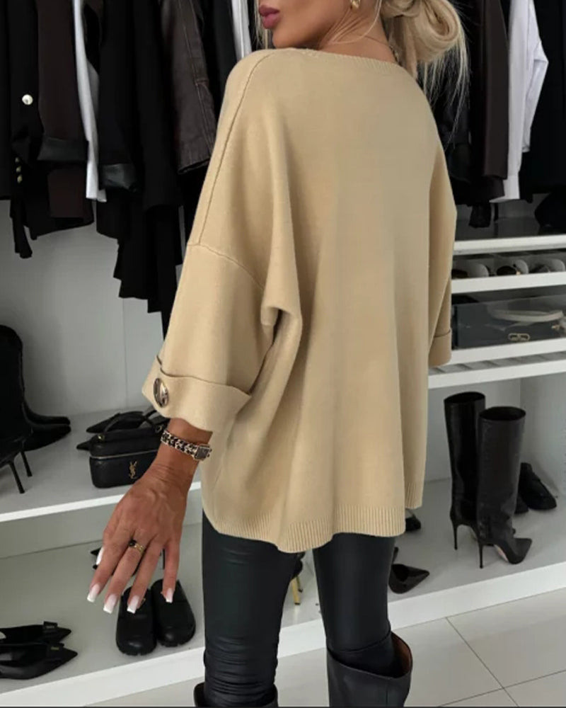 GUN – ELEGANT TRÖJA MED VIDA ÄRMAR