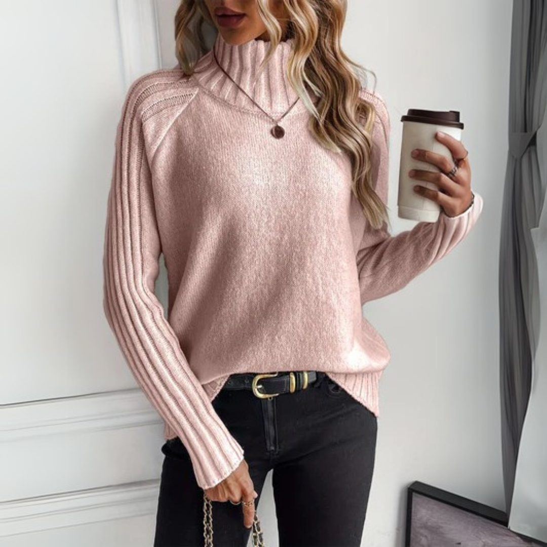 ALMA – MYSIG RIBBAD POLOTRÖJA