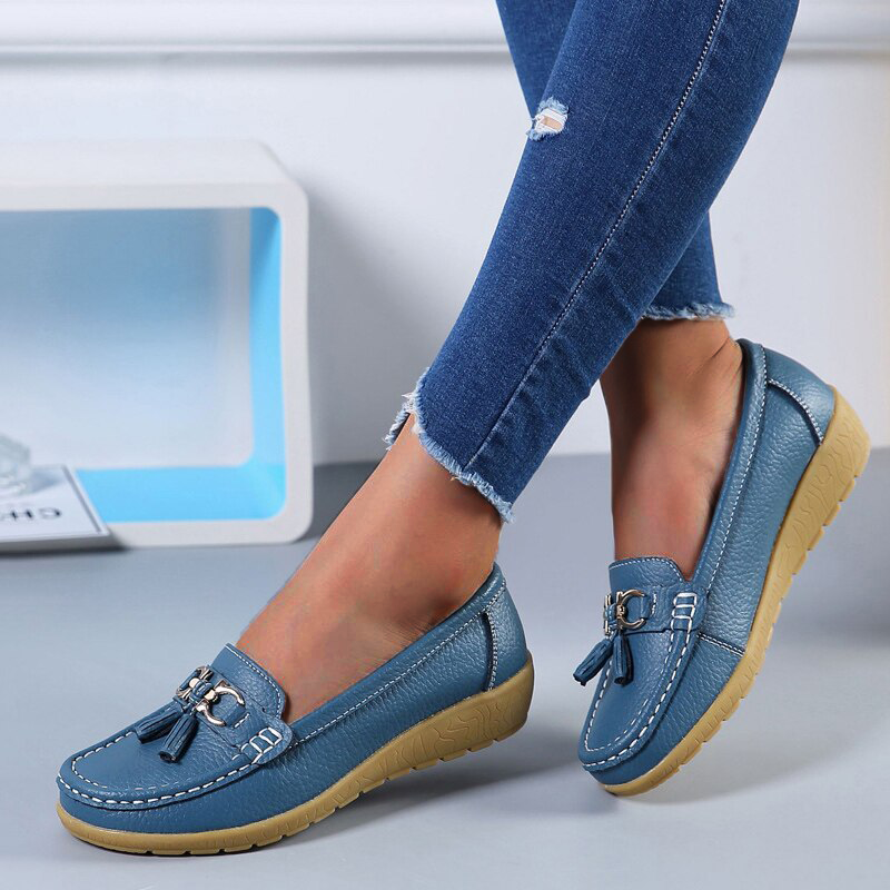 Maya - Bekväma Ortopediska Loafers, Stilrena och Stödjande