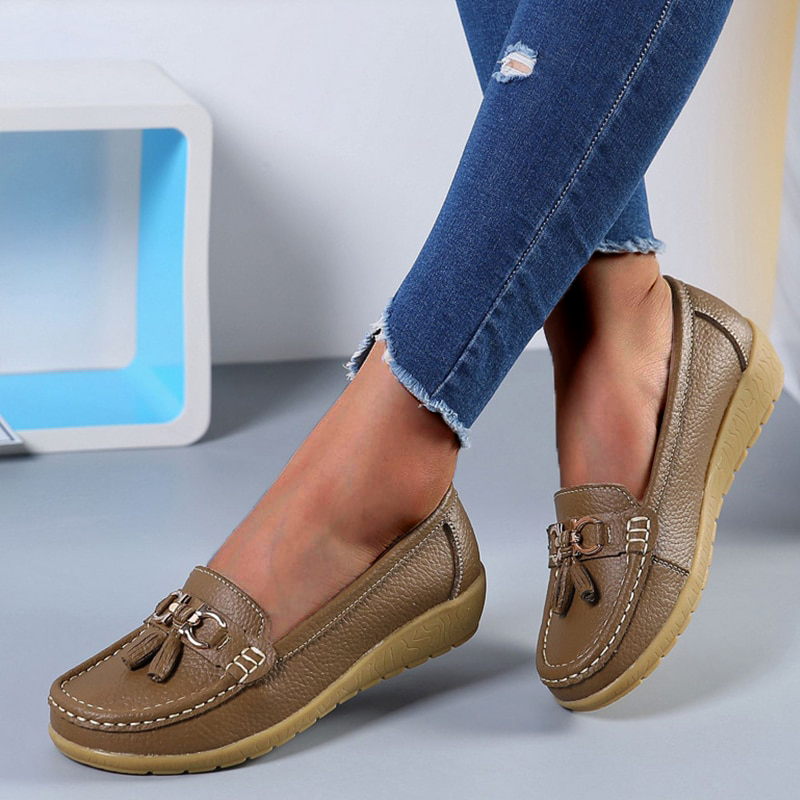 Maya - Bekväma Ortopediska Loafers, Stilrena och Stödjande