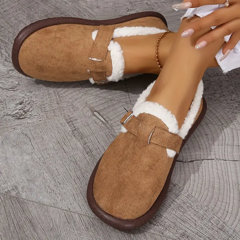 Nora - Plush Slip-On Bekväma Tofflor