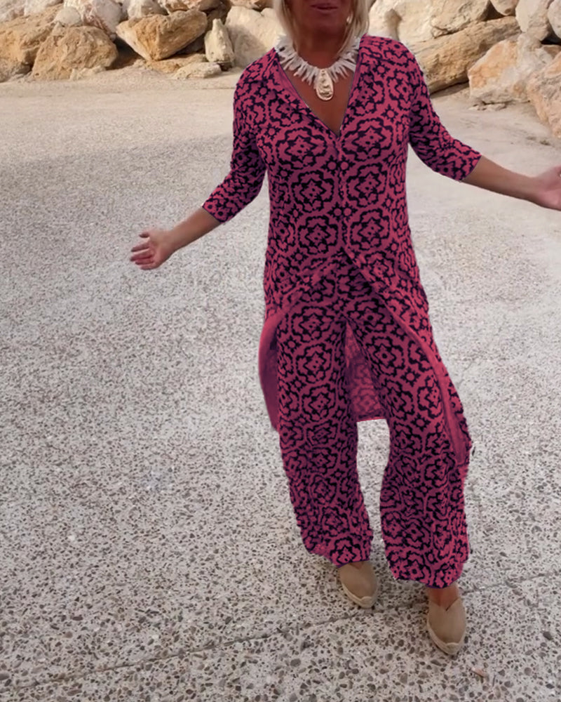 Elva - Vintageinspirerad Ensemble med Revers och Knappar