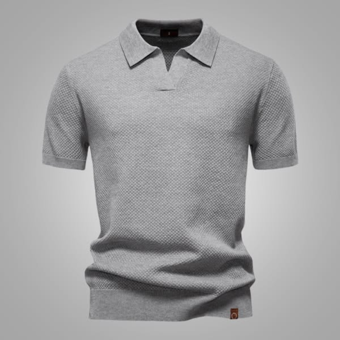 Sébastien - Strukturerad Pikétröja