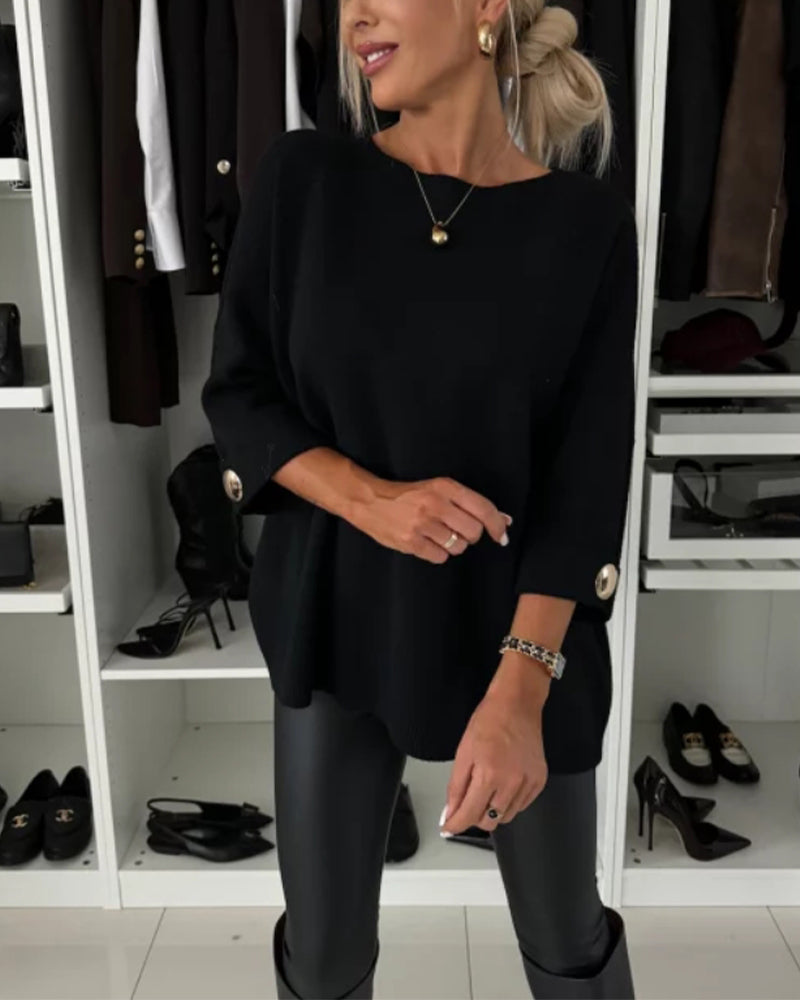 GUN – ELEGANT TRÖJA MED VIDA ÄRMAR