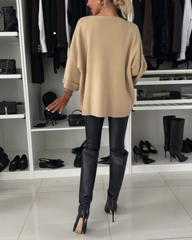 GUN – ELEGANT TRÖJA MED VIDA ÄRMAR