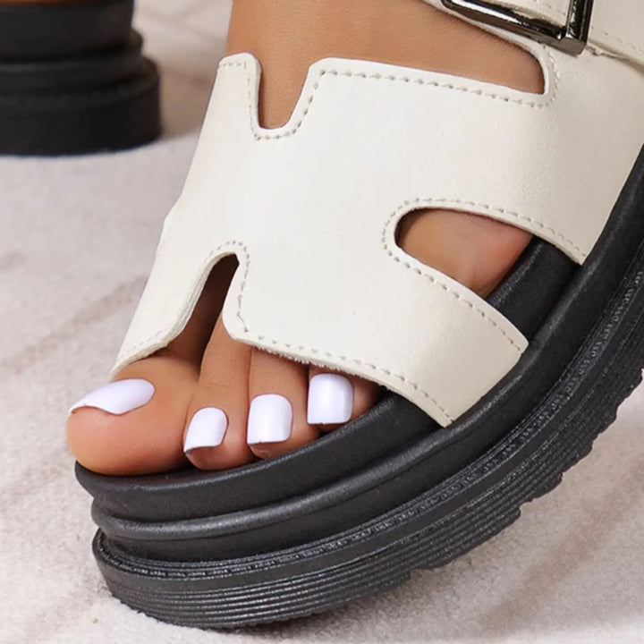 Elva - Eleganta Ortopediska Sandaler med Lyxig Komfort