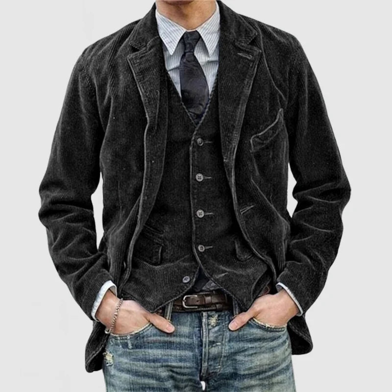 Adam - Herr Vintage Blazer Och Västen