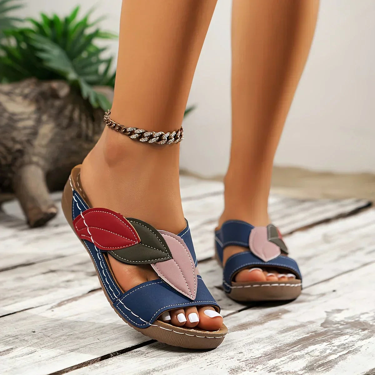 Mary - Stilfulla Orthopediska Slip-in Sandaler