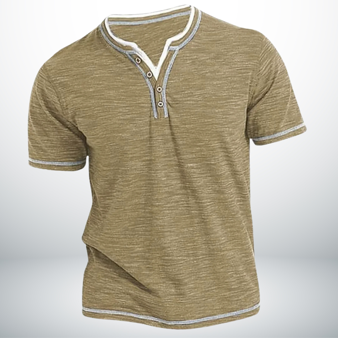 Sören - Tidlös & Stilren V-ringad Skjorta