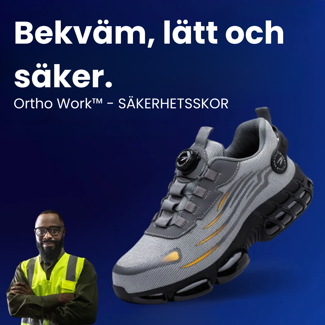 OrthoWork - Ortopediska Roterande Knapptåliga Skyddsskor