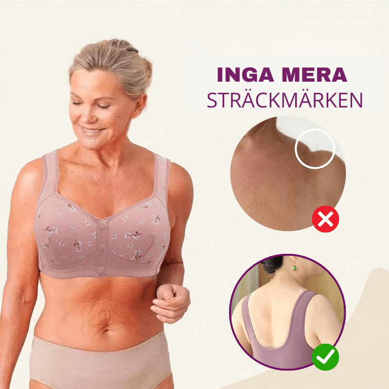 Elena™ - Andningsbar bhbh utan bygel och modest push-up