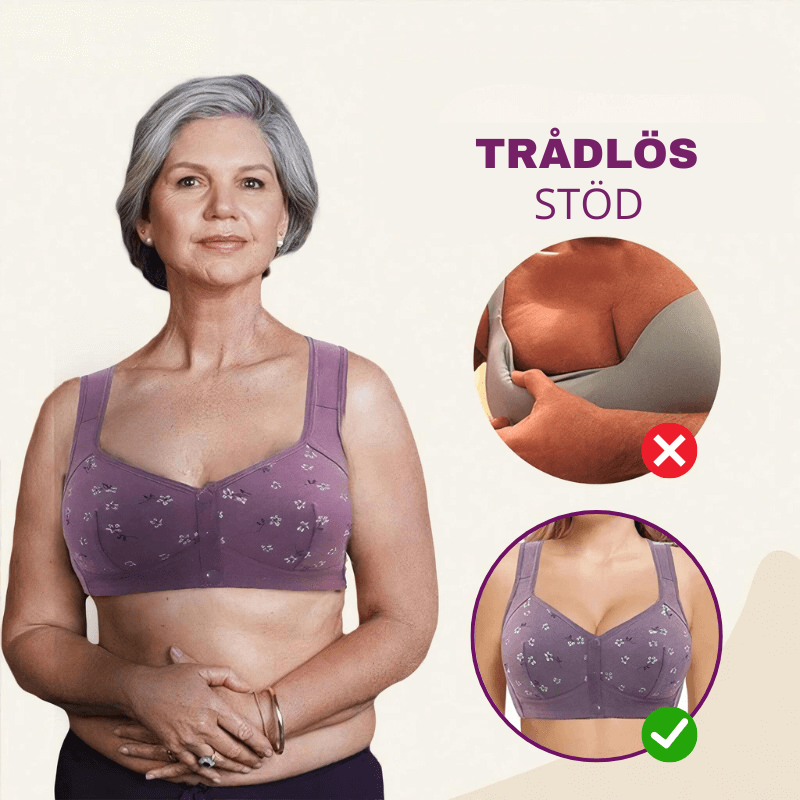 Elena™ - Andningsbar bhbh utan bygel och modest push-up