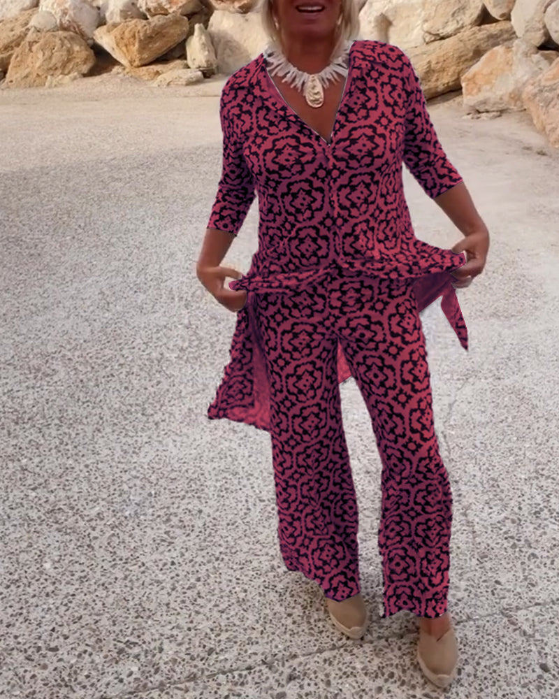 Elva - Vintageinspirerad Ensemble med Revers och Knappar