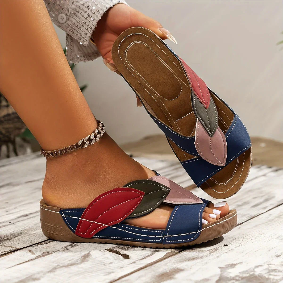 Mary - Stilfulla Orthopediska Slip-in Sandaler
