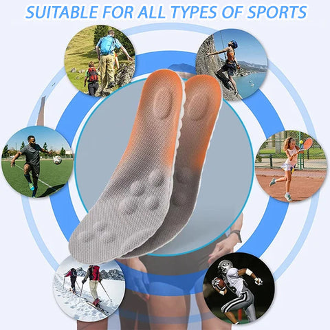 CloudInsole - 4DSilikoninsoles Ortopediskt Stöd