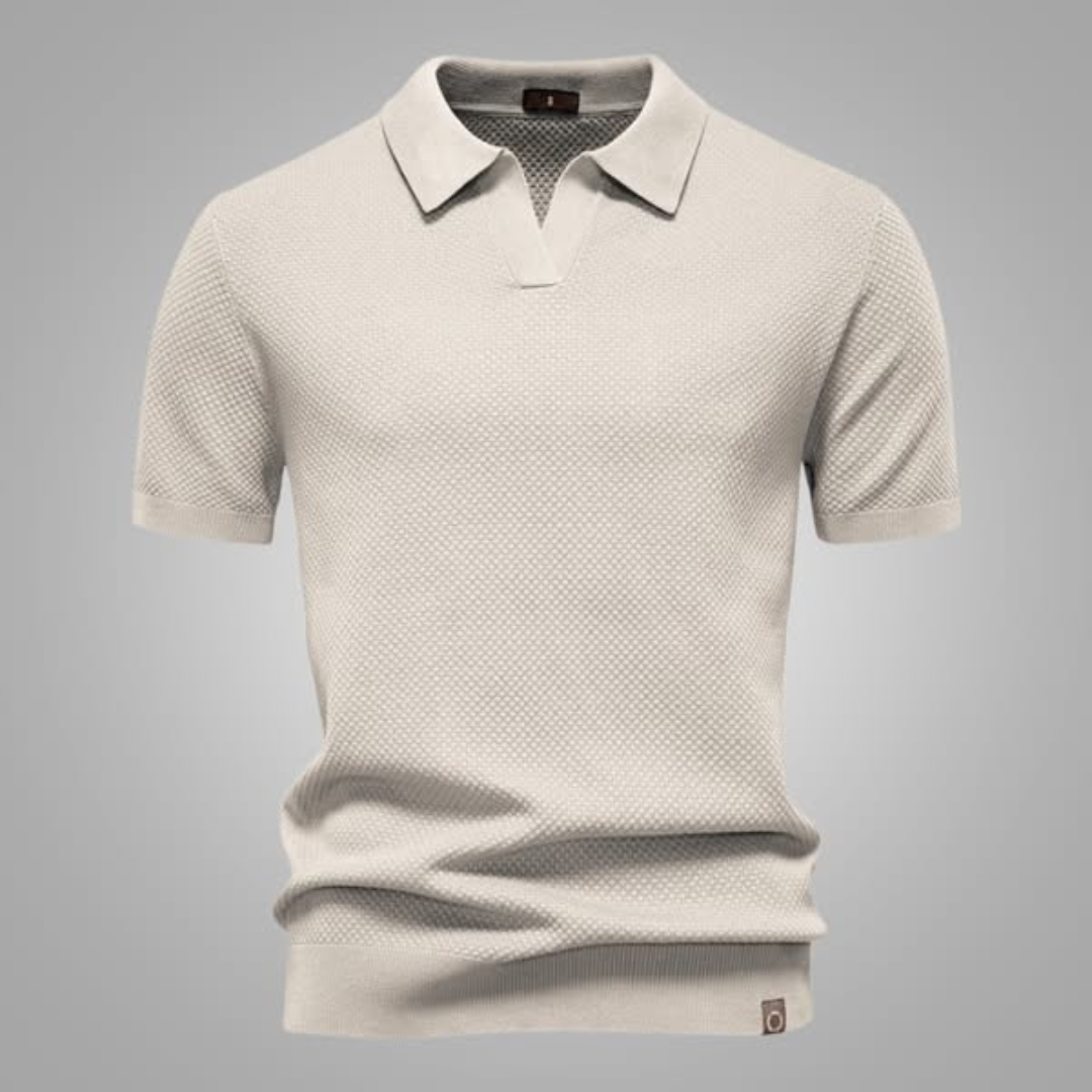 Sébastien - Strukturerad Pikétröja