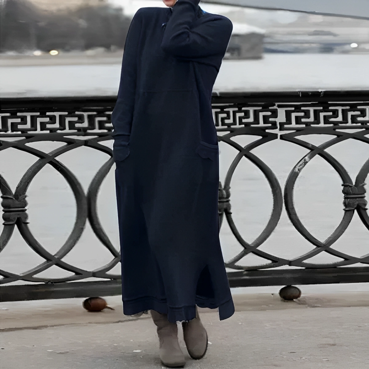 Beatrice - Avslappnad Elegant Klänning För Alla Säsonger