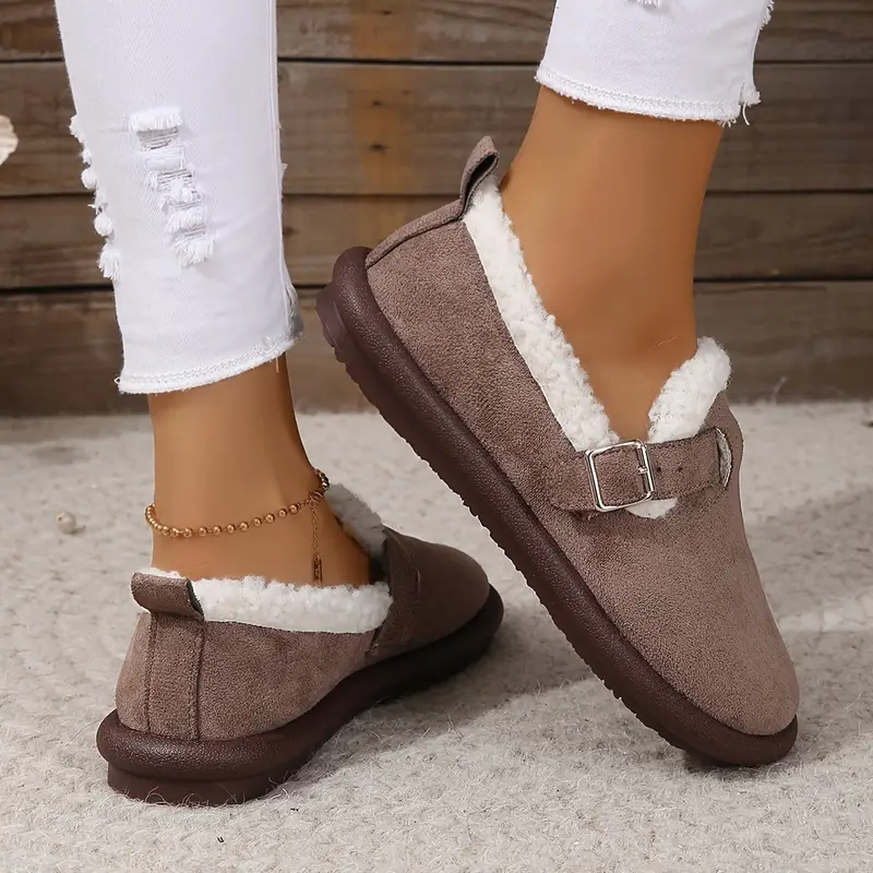 Nora - Plush Slip-On Bekväma Tofflor