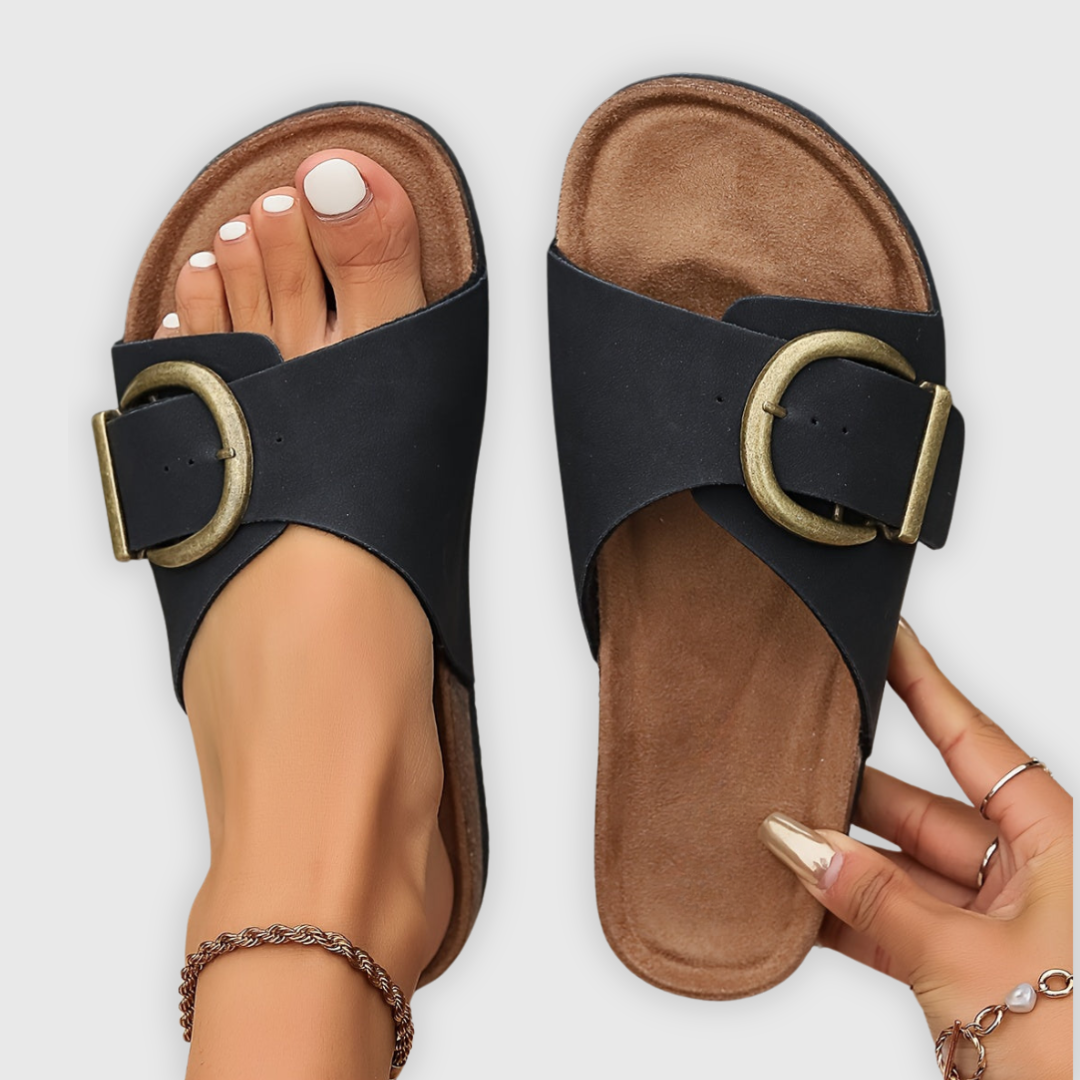 Lotte - Avslappnade Sandaler med Mjuk Glide-Komfort