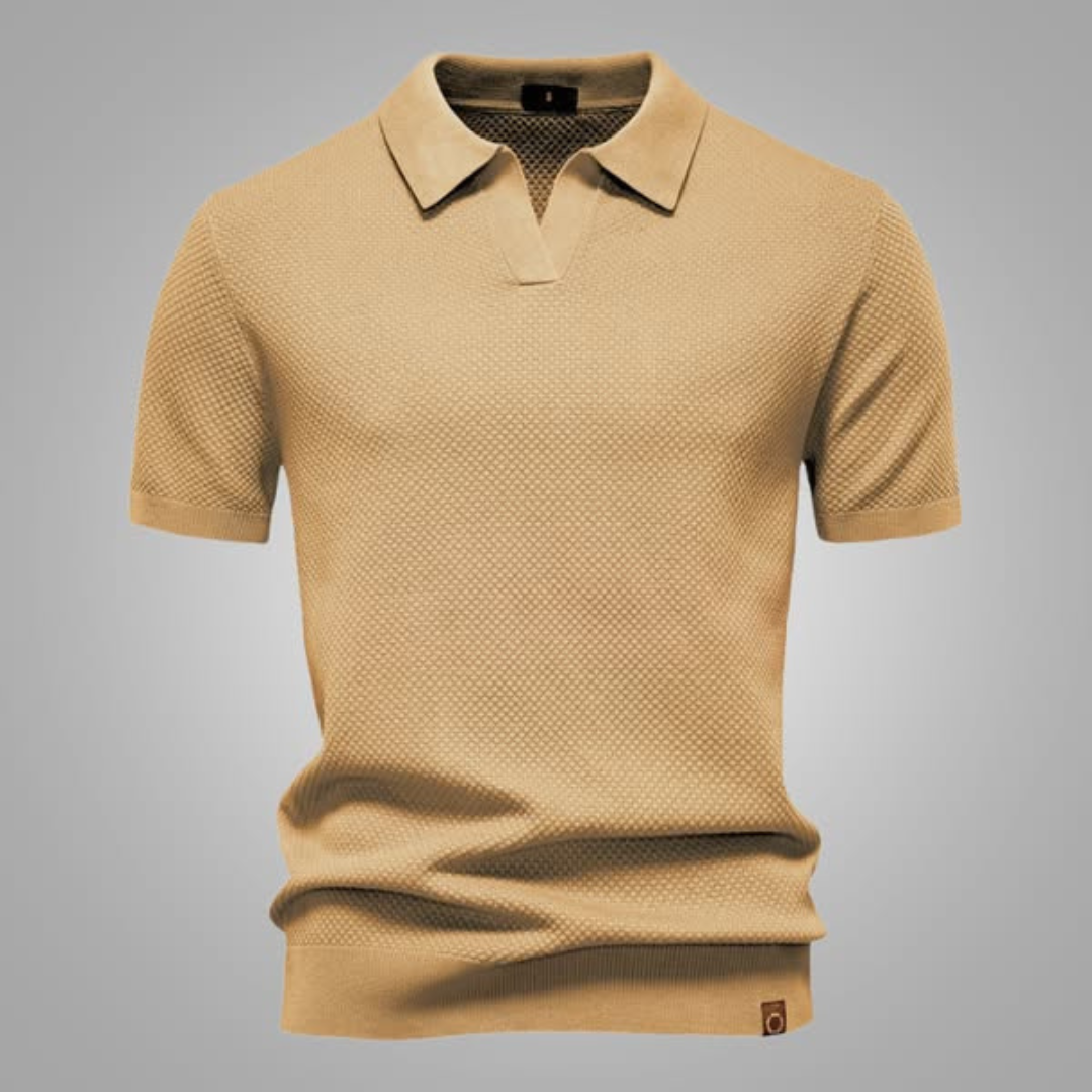 Sébastien - Strukturerad Pikétröja