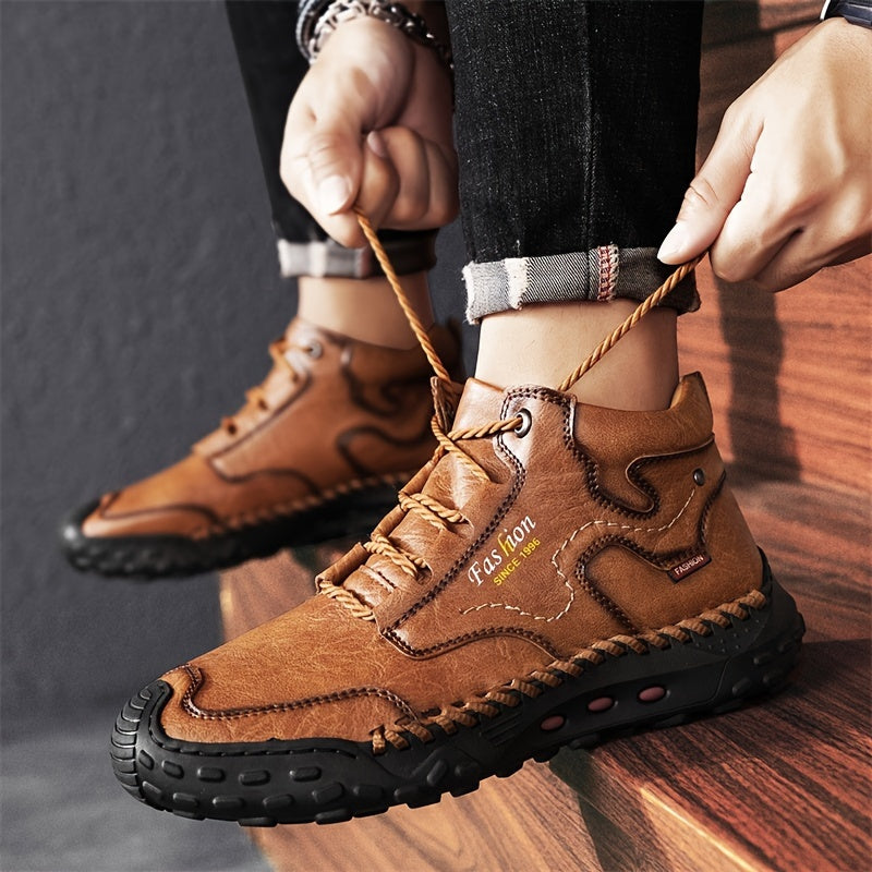 OSKAR – CASUAL VEGANSKA LÄDERANKELSTÖVLAR