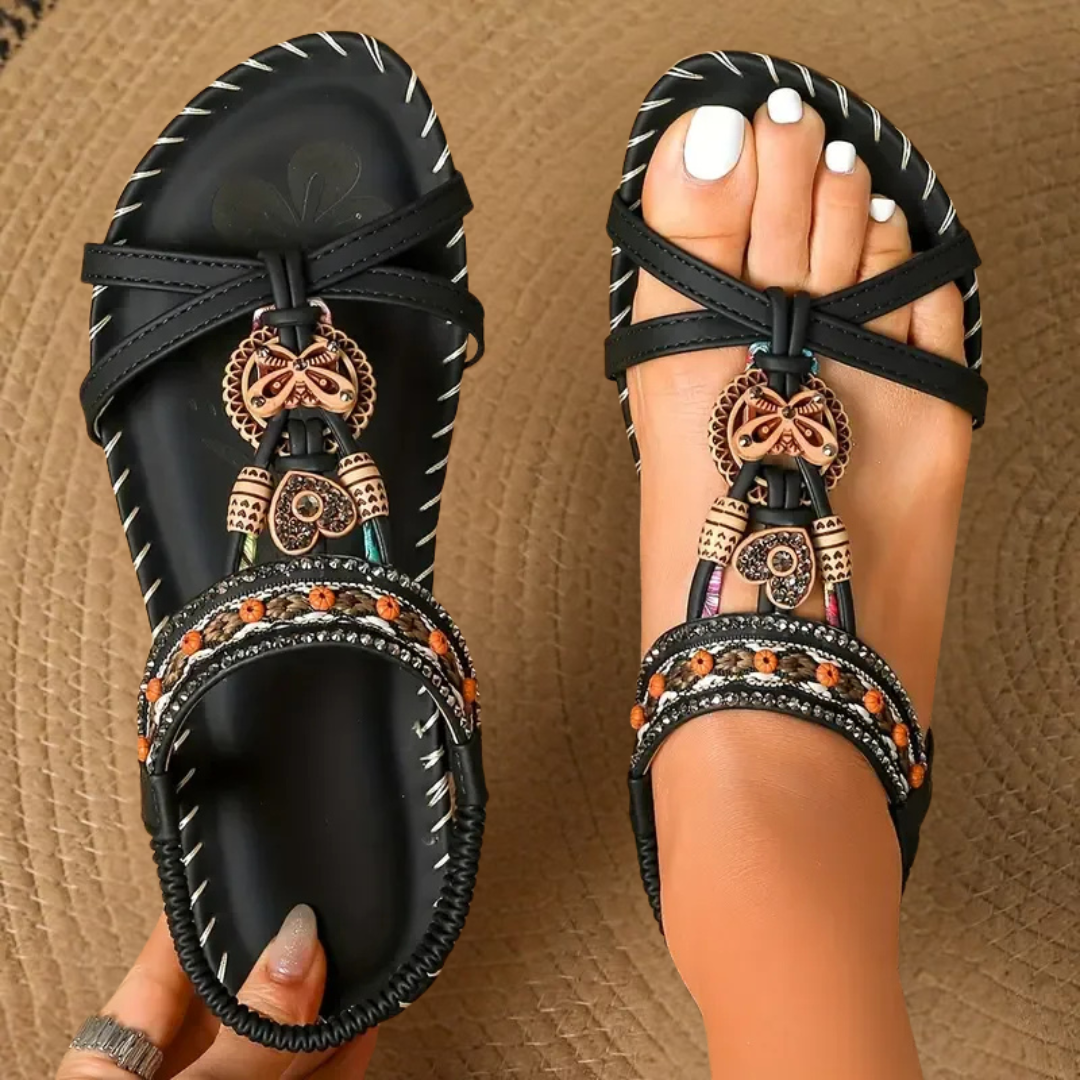 Elva - Ortopediska Sandaler i Ibiza-stil