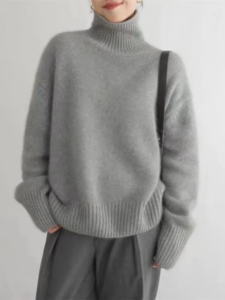 Collaria – Elegant Högkrage Tröja