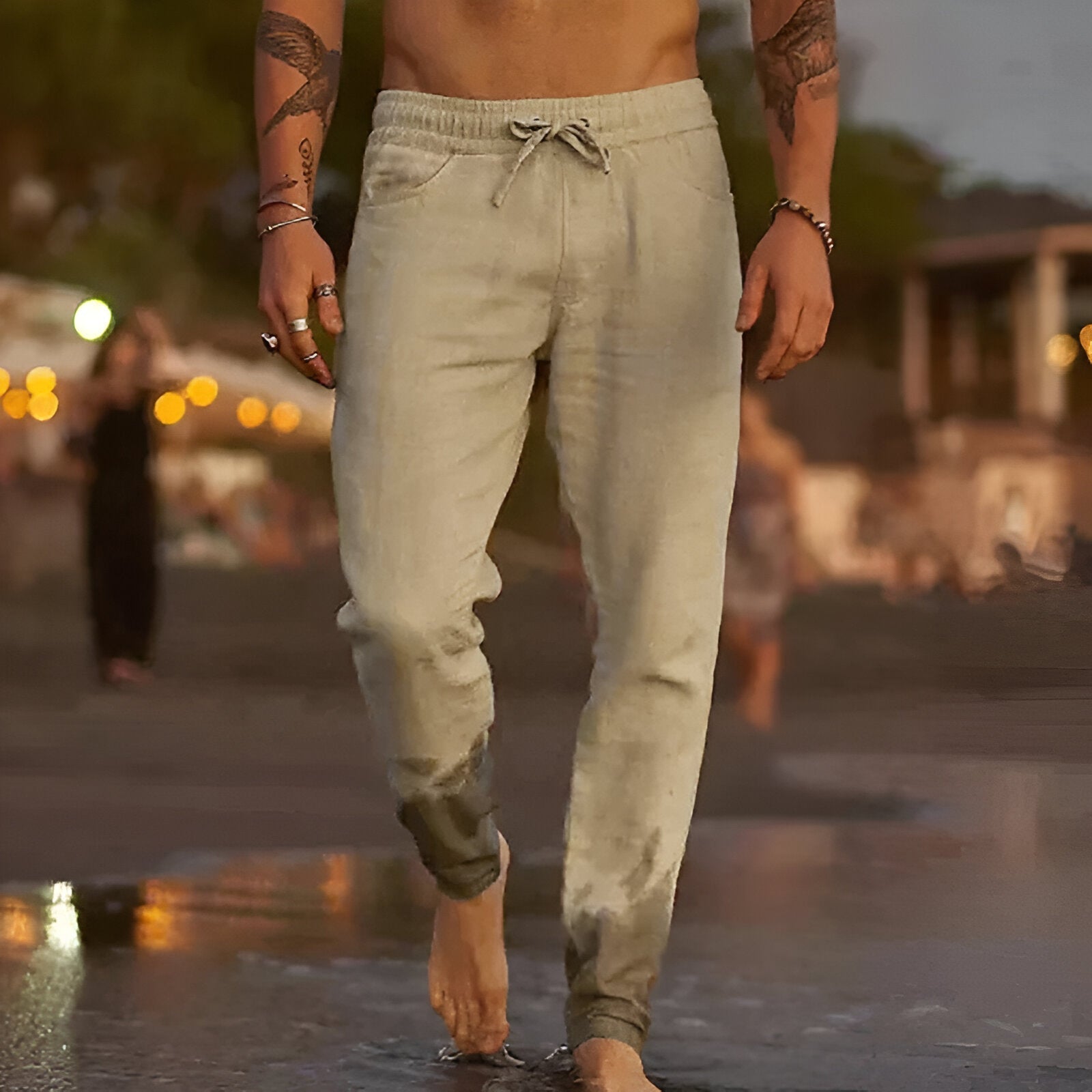 James - Casual Linnebyxor