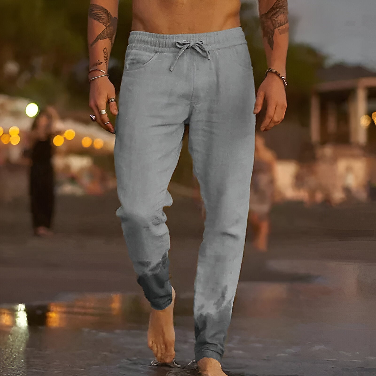 James - Casual Linnebyxor