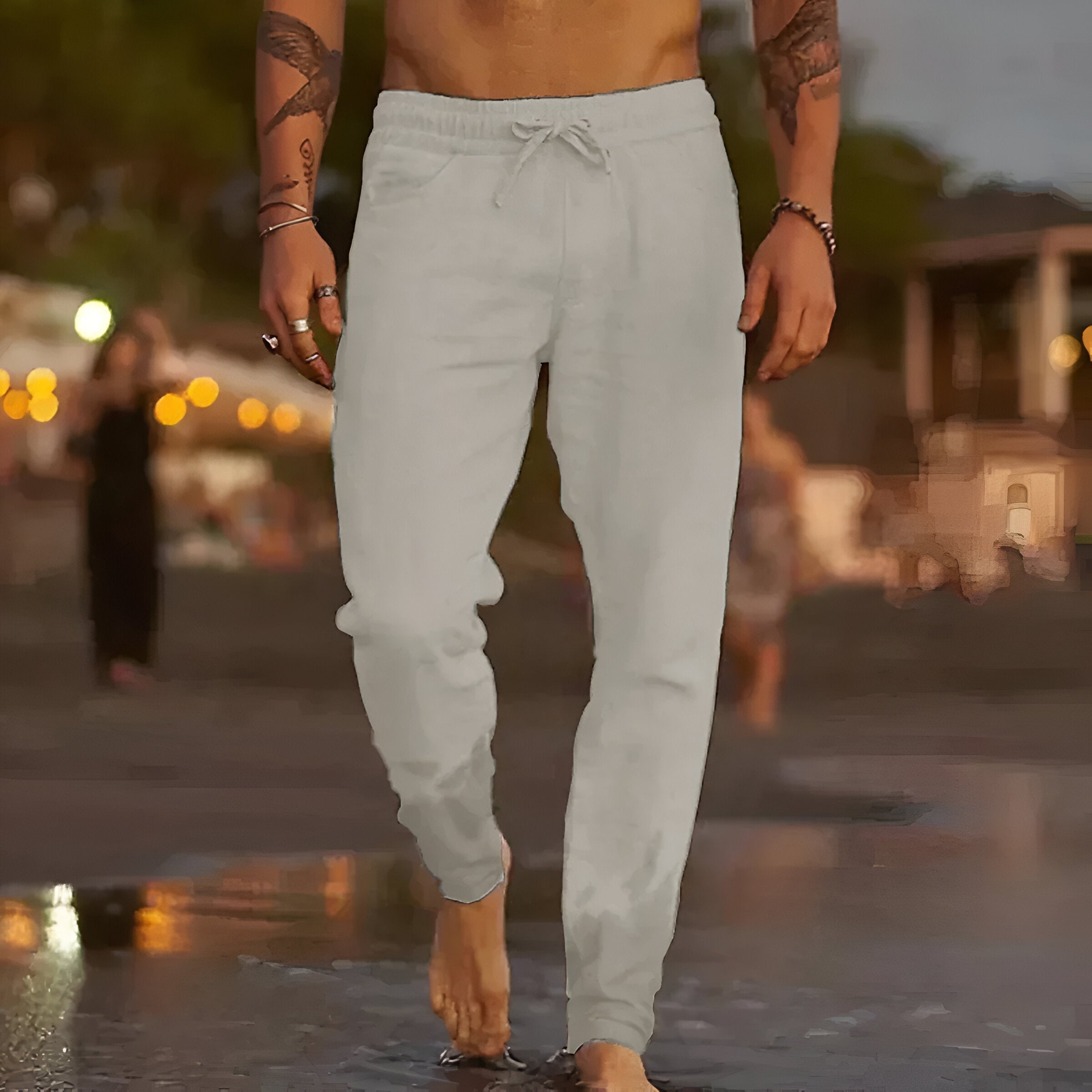 James - Casual Linnebyxor