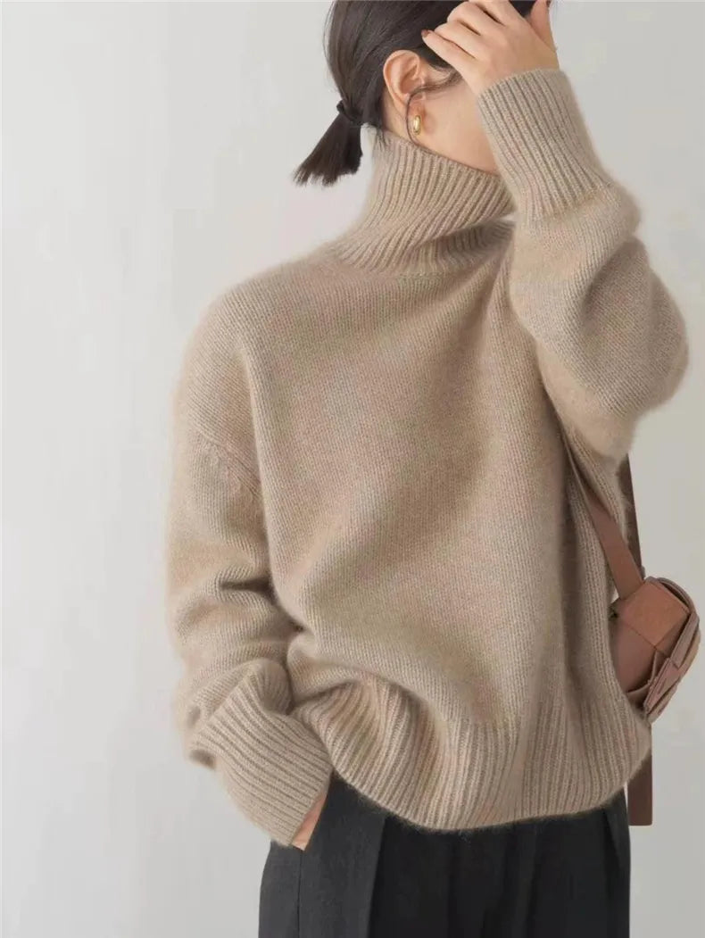 Collaria – Elegant Högkrage Tröja