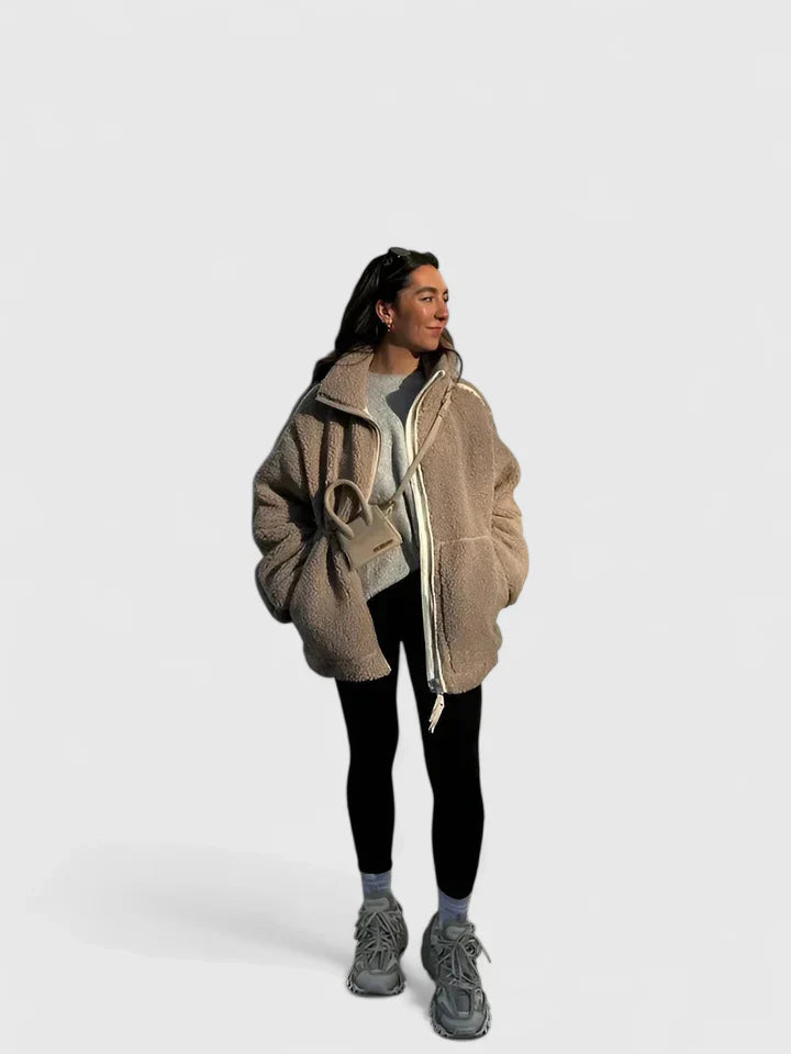 SVEA – MJUK OVERSIZE FLEECEJACKA