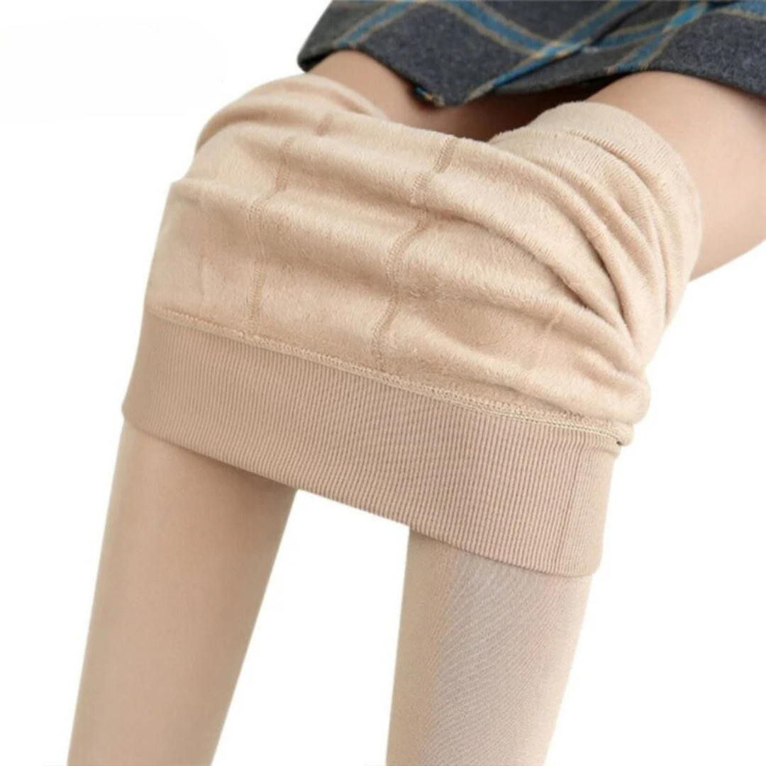 Tove - Tjocka, Varma Leggings Plysch För Kalla Stunder