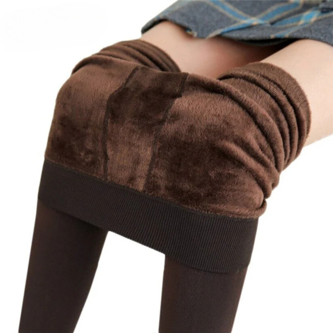 Tove - Tjocka, Varma Leggings Plysch För Kalla Stunder