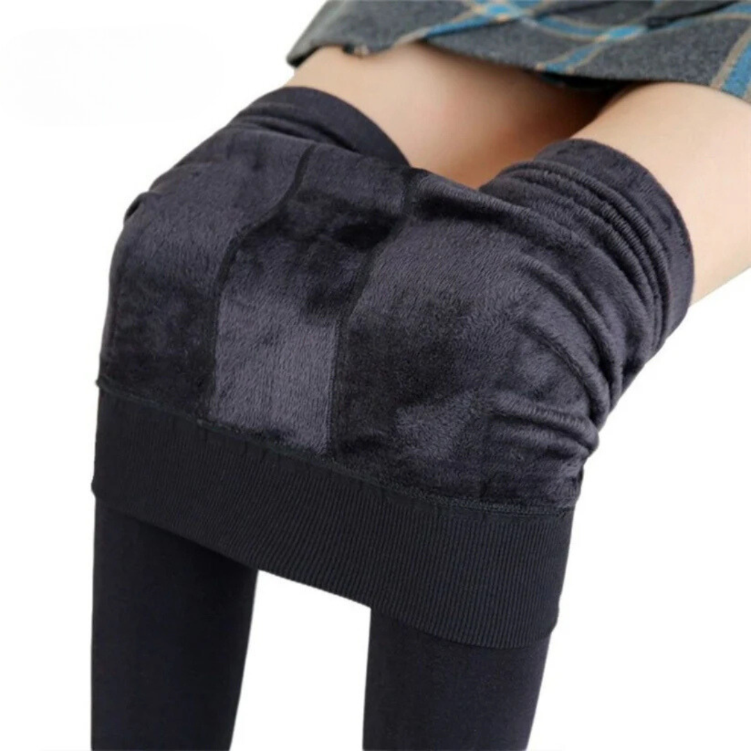 Tove - Tjocka, Varma Leggings Plysch För Kalla Stunder