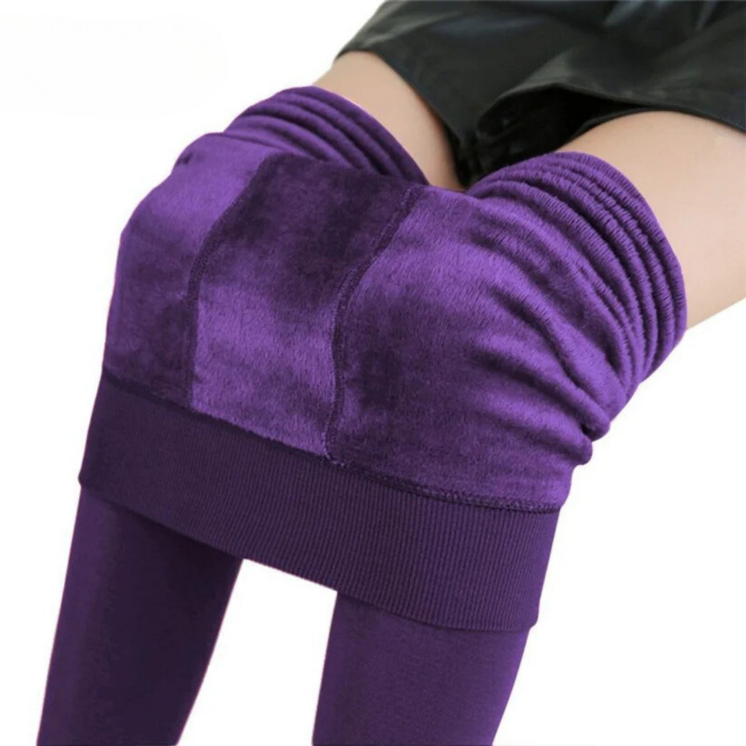 Tove - Tjocka, Varma Leggings Plysch För Kalla Stunder