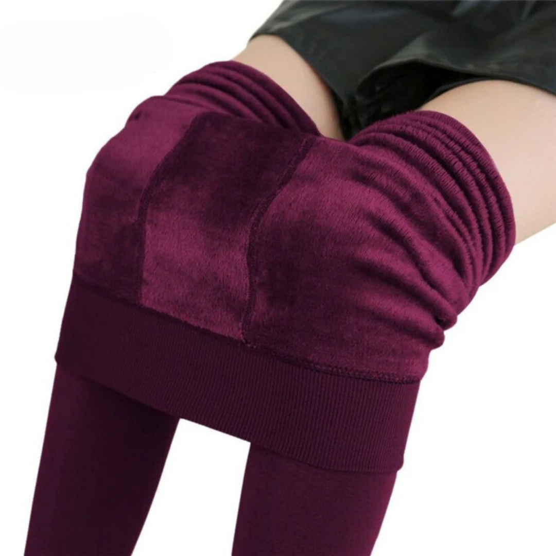 Tove - Tjocka, Varma Leggings Plysch För Kalla Stunder