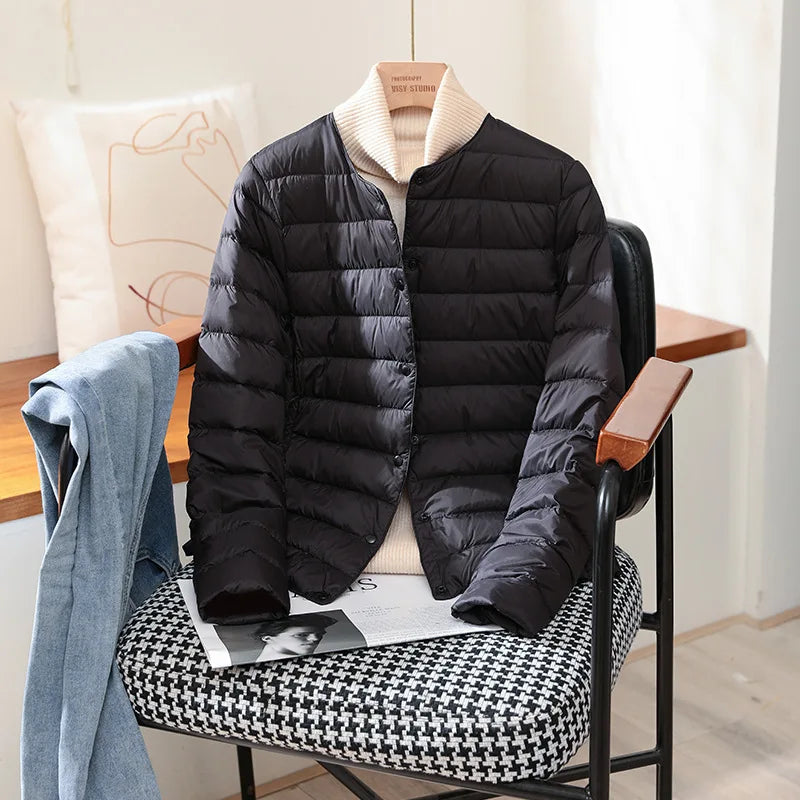 Elva - Ultralätt Dunjacka i Slim Fit